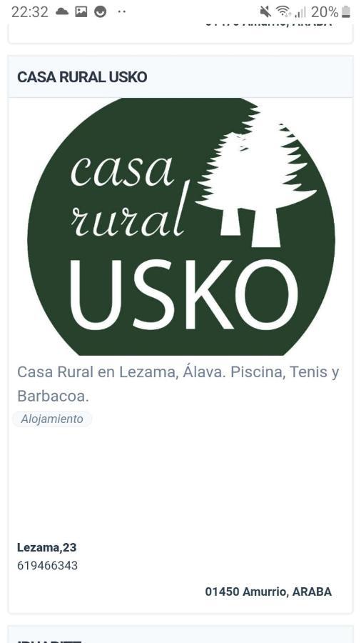 Casa Rural Usko X Vi0020 Amurrio Bagian luar foto